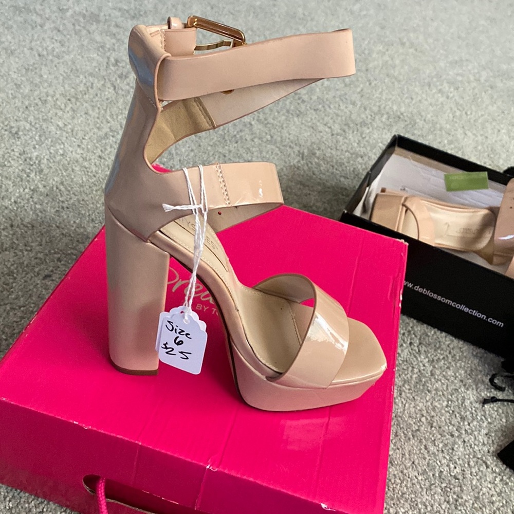 Pink nude heels